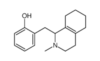 2-[(2-methyl-3,4,5,6,7,8-hexahydro-1H-isoquinolin-1-yl)methyl]phenol结构式