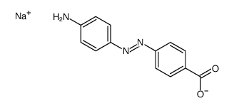 sodium 4-[(4-aminophenyl)azo]benzoate structure