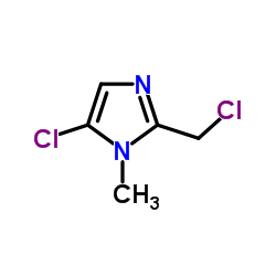5-Chloro-2-(chloromethyl)-1-methyl-1H-imidazole结构式