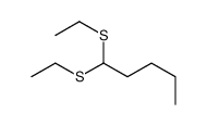 1,1-bis(ethylsulfanyl)pentane结构式