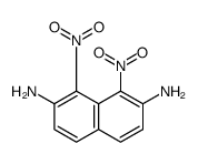 1,8-dinitronaphthalene-2,7-diamine结构式