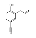 3-烯丙基-4-羟基苯甲腈结构式