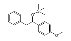 (1-(4-methoxyphenyl)-2-phenylethoxy)trimethylsilane结构式