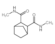 Bicyclo[2.2.1]heptane-2,3-dicarboxamide,N2,N3-dimethyl- Structure