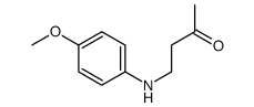 4-(4-methoxyanilino)butan-2-one Structure