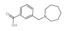 3-(azepan-1-ylmethyl)benzoic acid Structure