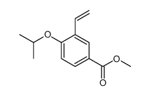 methyl 3-ethenyl-4-propan-2-yloxybenzoate结构式