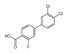 4-(3,4-dichlorophenyl)-2-fluorobenzoic acid Structure