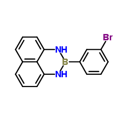 2-(3-溴苯基)-2,3-二氢-1H-萘并[1,8-de][1,3,2]二氮杂硼烷结构式