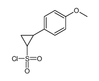 2-(4-甲氧基苯基)环丙烷磺酰氯结构式