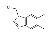 (9ci)-1-(氯甲基)-5,6-二甲基-1H-苯并噻唑结构式
