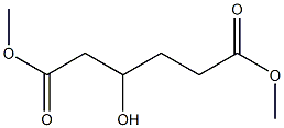 Hexanedioic acid, 3-hydroxy-, 1,6-dimethyl ester Structure