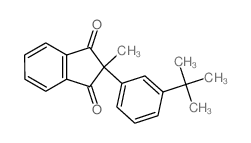 2-methyl-2-(3-tert-butylphenyl)indene-1,3-dione Structure