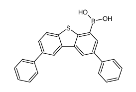 2,8-diphenyldibenzo[b,d]thiophene-4-boronic acid Structure