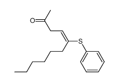 5-(phenylthio)undec-4-en-2-one Structure