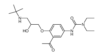 (-)-celiprolol Structure