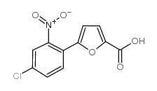 5-(4-氯-2-硝基苯基)-2-糠酸结构式