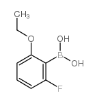 2-乙氧基-6-氟苯硼酸结构式