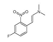 2-(4-fluoro-2-nitrophenyl)-N,N-dimethylethenamine Structure