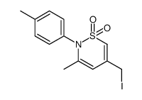 2-Iodmethyl-4-methyl-N-(4-methyl-phenyl)-buta-1,3-dien-1,4-sultam Structure