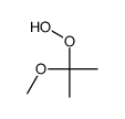 2-hydroperoxy-2-methoxypropane结构式