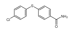 4-(4-chloro-phenylsulfanyl)-benzoic acid amide Structure