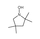 1-Hydroxy-2,2,4,4-tetramethylpyrrolidine结构式
