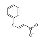 2-nitroethenylsulfanylbenzene Structure
