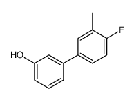 3-(4-fluoro-3-methylphenyl)phenol结构式