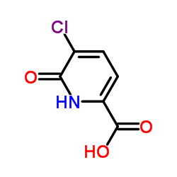 5-氯-6-氧代-1,6-二氢吡啶-2-羧酸结构式
