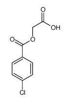2-(4-chlorobenzoyl)oxyacetic acid Structure