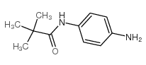 N-(4-氨基苯基)-2,2-二甲基丙酰胺结构式
