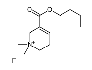 butyl 1,1-dimethyl-3,6-dihydro-2H-pyridin-1-ium-5-carboxylate,iodide结构式
