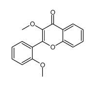 3-methoxy-2-(2-methoxyphenyl)chromen-4-one Structure