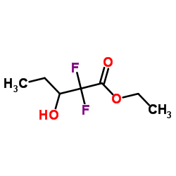 Ethyl 2,2-difluoro-3-hydroxypentanoate Structure