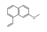 7-Methoxy-1-vinylnaphthalene Structure