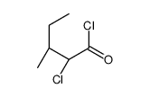 (2S,3S)-2-chloro-3-methylpentanoyl chloride Structure