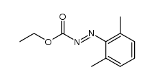 ethyl (2,6-dimethylphenyl)azocarbonate结构式