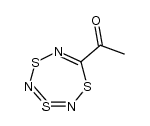 7-acetyl 1,3,5,2,4,6-trithiatriazepine Structure
