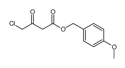 (4-methoxyphenyl)methyl 4-chloro-3-oxobutanoate Structure