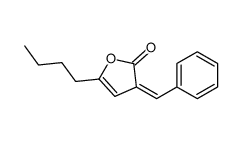 (3E)-3-benzylidene-5-butylfuran-2-one结构式