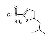 5-(2-甲基丙基)-2-噻吩磺胺结构式