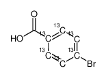 4-bromobenzoic acid Structure