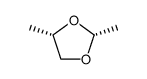 2,4-Dimethyl-1,3-dioxolane Structure