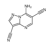 7-氨基吡唑并[1,5-A]嘧啶-3,6-二甲腈结构式