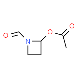 1-Azetidinecarboxaldehyde, 2-(acetyloxy)- (9CI) Structure