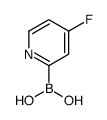 (4-fluoropyridin-2-yl)boronic acid Structure