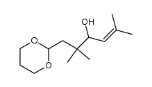 1-(1,3-dioxan-2-yl)-2,2,5-trimethylhex-4-en-3-ol Structure