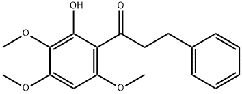 2'-Hydroxy-3',4',6'-trimethoxydihydrochalcone结构式