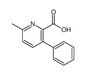 6-methyl-3-phenylpyridine-2-carboxylic acid structure